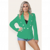 Fitted Linned Double Button Blazer Jacket - Stylish Comfort for All Occasions - Image 7