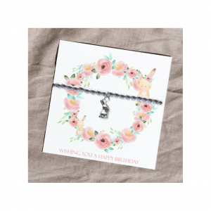 Happy Birthday Bracelet - Bunny Card