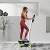 Adjustable Stepper Aerobic Ab Exercise Machine LCD Screen Handle, White HOMCOM - Image 2