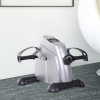 Mini Exercise Bike Portable Pedal Manual Machine Indoor Fitness Silver HOMCOM - Image 2