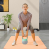 SPORTNOW 8KG Kettlebell with Soft Body and Non-Slip Handle, Grey and Green - Image 2