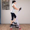 Foldable Stepper Adjustable Step Machine w/ Handlebar LCD Display, Red HOMCOM - Image 2