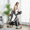 8kg Flywheel Exercise Bike w/ Adjustable Height/Resistance LCD Monitor HOMCOM - Image 2
