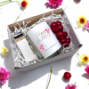 Pink Flowers Happy Birthday Candle Gift Set | Birthday Gift Box For Her | Birthday Gift | Birthday Gift Hamper | Mums Birthday Gift UK - Image 2