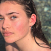Silver Cross Drop Earrings - Image 2