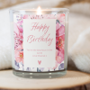 Pink Happy Birthday Candle Gift Set | Birthday Gift Box For Her | Personalised Birthday Gift | Birthday Gift Hamper | Sisters Birthday Gift - Image 2