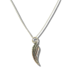 Angel Feather Silver Necklace - Image 2