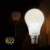 B22 9W Energy Saving Warm White LED Light Bulbs A60 B22 Screw-in non dimmable bulbs - Image 4