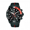 Lorus Mens Sports Chronograph Dated Black Dial Black Rubber Strap Watch RT347JX9 BRAND NEW BUT NEEDS BATTERY - Image 2
