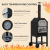 Stainless Steel 2-Tier Outdoor Charcoal Pizza Oven - Image 7