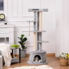 Cat Tree Multi-level Kitten Tower w/ Scratching Post Condo Plush Perches - Image 2