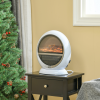 Free standing Electric Fireplace Flame Effect Rotatable Overheating Protection - Image 2