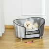 Modern Dog Sofa Couch Puppy Bed Kitten Lounge w/Storage Pocket Removable Cushion - Image 2