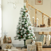 5ft Indoor Christmas Tree Artificial Berry Xmas Deco Metal Stand and 184 Tips - Image 2