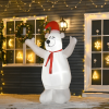 6ft Tall Outdoor Inflatable Bear Airblown Projection Holiday Christmas Lawn - Image 2
