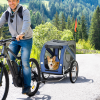 Pet Bicycle Trailer Dog Cat Bike Carrier Water Resistant W/ Hitch Coupler Blue - Image 2