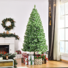 7ft Indoor Christmas Tree Artificial Deco Xmas Gift Metal Stand 968 Tips - Image 2