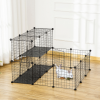 Pet Playpen DIY Small Animal Cage for Rabbit Ferret Chinchilla Guinea Pig Black - Image 2
