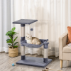 Cat Tree Scratching Posts Natural Sisal Hammock Bed Kitty Activity Center 70Hcm - Image 2