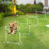 New Canine Agility Set Dog Jumping Training Obstacles Course Free Standing - Image 2