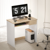 Compact Computer Table Oak - Image 2