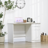 Computer ,Workstation White w/ Drawers Home Office - Image 2