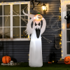 6FT 1.8m LED Halloween Inflatable Deco Floating Ghost & Pumpkin Party Outdoors - Image 2