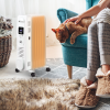 1500W Digital Oil Filled Radiator Portable Electric Heater with LED Display - Image 2
