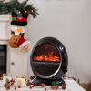 Free standing Electric Fireplace Heater Rotatable Head Overheating Protection - Image 2