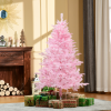 5FT Artificial Christmas Tree Holiday Xmas Automatic Open for Home Party Pink - Image 2