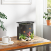 PawHut Fish Tank, 3L Nano Aquarium Starter Kit with Filter System, LED Light - Image 3