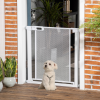 Pressure Fit Safety Gate for Stairs w/ Auto Close 75-82 cm - White Pawhut - Image 2
