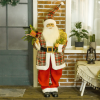 HOMCOM 133cm Animated Santa Claus w/ Sound Activated Festive Music for Party - Image 2