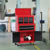 Portable Toolbox Tool Box Top Chest Cabinet Garage Storage Roll Cab Red HOMCOM - Image 2