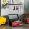 3 Drawer Tool Chest Lockable Tool Box w/ Ball Bearing Runners 51cmx22cmx32cm - Image 2