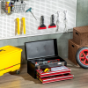 2 Drawer Tool Chest Lockable Tool Box w/ Ball Bearing Runners 46cmx24cmx22cm - Image 2