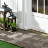Set of 27 Wooden Interlocking Decking Tiles, 30 x 30 cm, Total 2.5?, Grey - Image 2