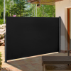 3x1.8M Retractable Side Awning Screen Fence Patio Privacy Divider Black - Image 2