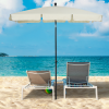 Aluminium Sun Umbrella Parasol Patio Garden Tilt 2M x 1.25M - Image 2