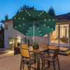 24 LED Solar Powered Parasol Umbrella - Image 2