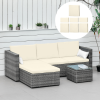 Rattan Garden Wicker Patio Furniture Cushion Cover Sofa Cover Replacement - Image 2
