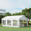 Gazebo Marquee Party Tent, Steel Frame-White - Image 2