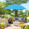 255cm Patio Parasol Umbrella Market Table Parasol 18 Sturdy Ribs - Image 2