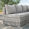 Garden Furniture Rattan Single Sofa with Cushions - Image 2