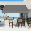 3x1.5m Adjustable Outdoor Aluminium Frame Awning - Image 2