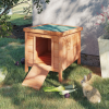 Wooden Rabbit Hutch Bunny Cage Guinea Pig House Pet Habitat Small Animals - Image 2