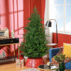 HOMCOM 5 Foot Artificial Christmas Tree with Realistic Hinged Branches - Image 2