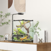 PawHut Glass Reptile Terrarium, 40L Vivarium for Lizards Frogs Snakes Turtles - Image 2