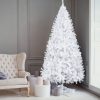 6FT Iron Leg White Christmas Tree with 400 Branches - Image 5