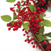 60cm (24 inches) Large Luxury Christmas Natural Look Red Berry Floristry Wreath - Image 2